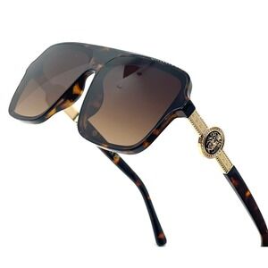 Sunglasses Men Fashion Retro Style‎ Brown Lens UV400 Classic Designer Hip Hop